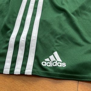 ⚽️adidas OFFICIAL MLS green/white WOMENS Shorts New/With Tags/Smokefree Home